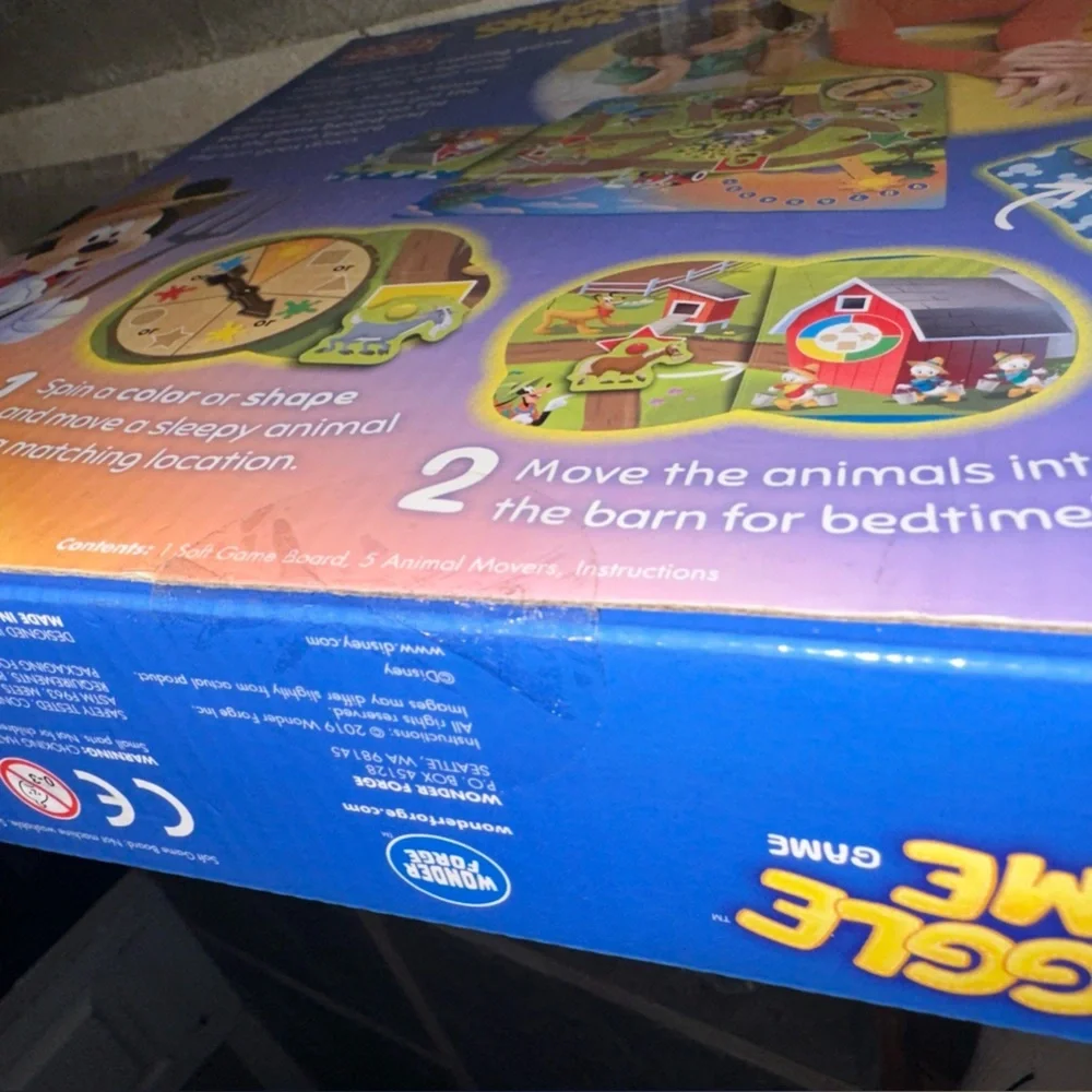 NEW Disney Mickey Mouse Snuggle Time The Cuddly Game of Cooperation Soft Board